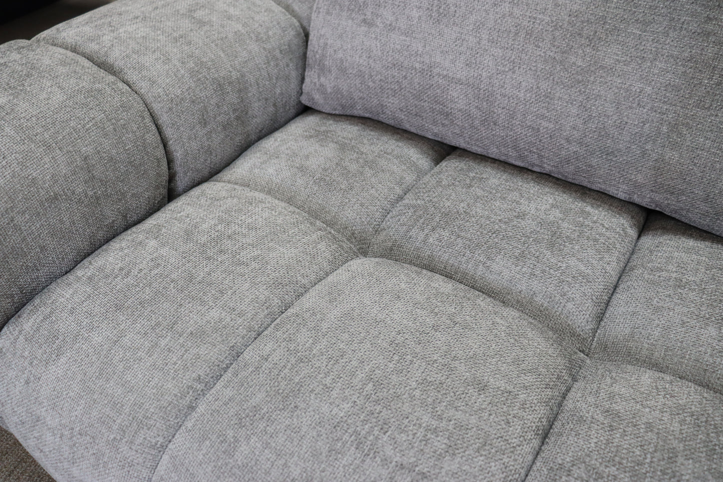 Sofia 3 Seat Sofa Lounge - Mid Grey