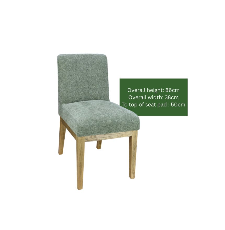 Wellan Olive Dining Chair - Solid Timber