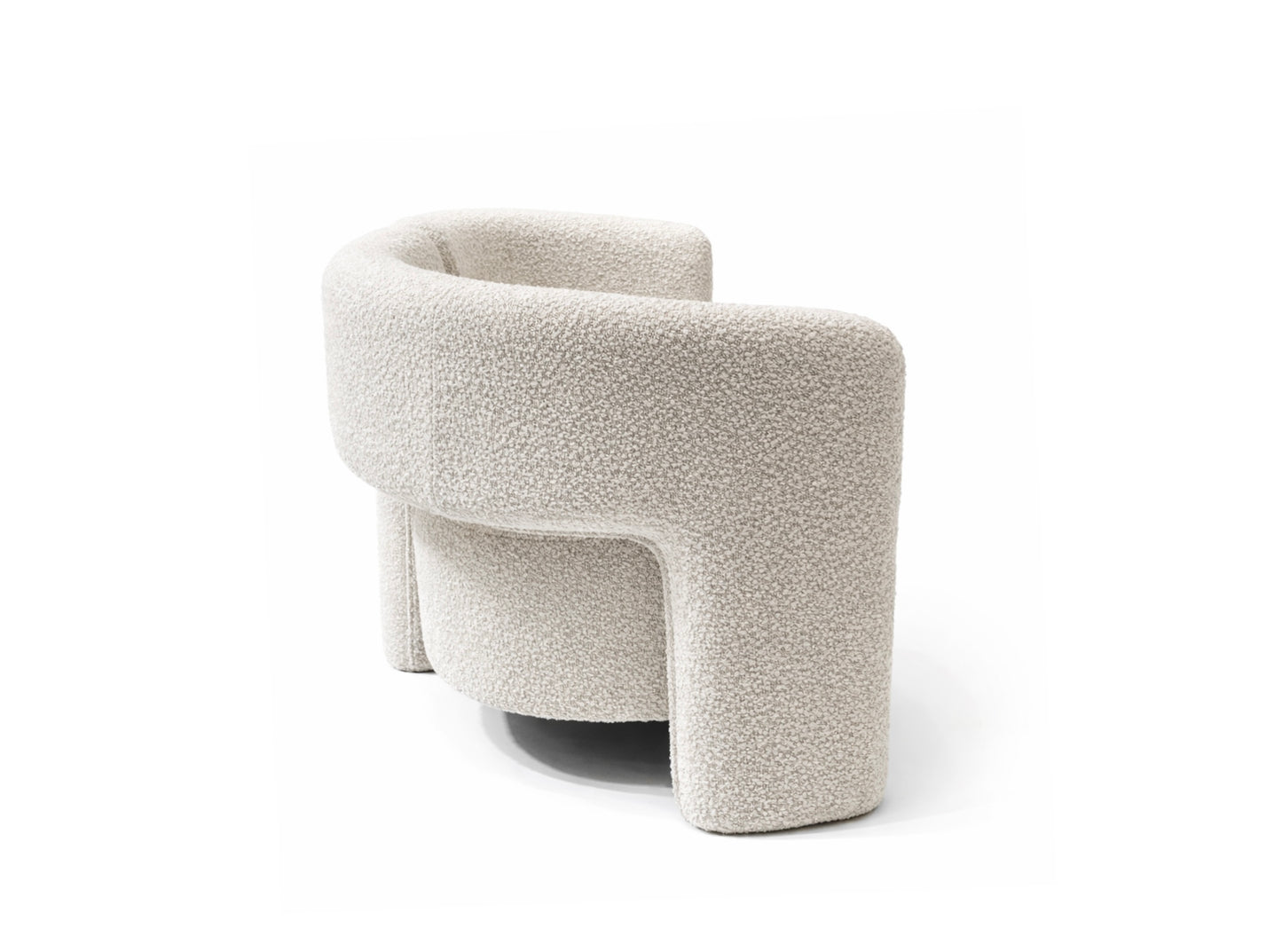 Bella Single Seat Sofa Lounge Accent Chair - Boucle