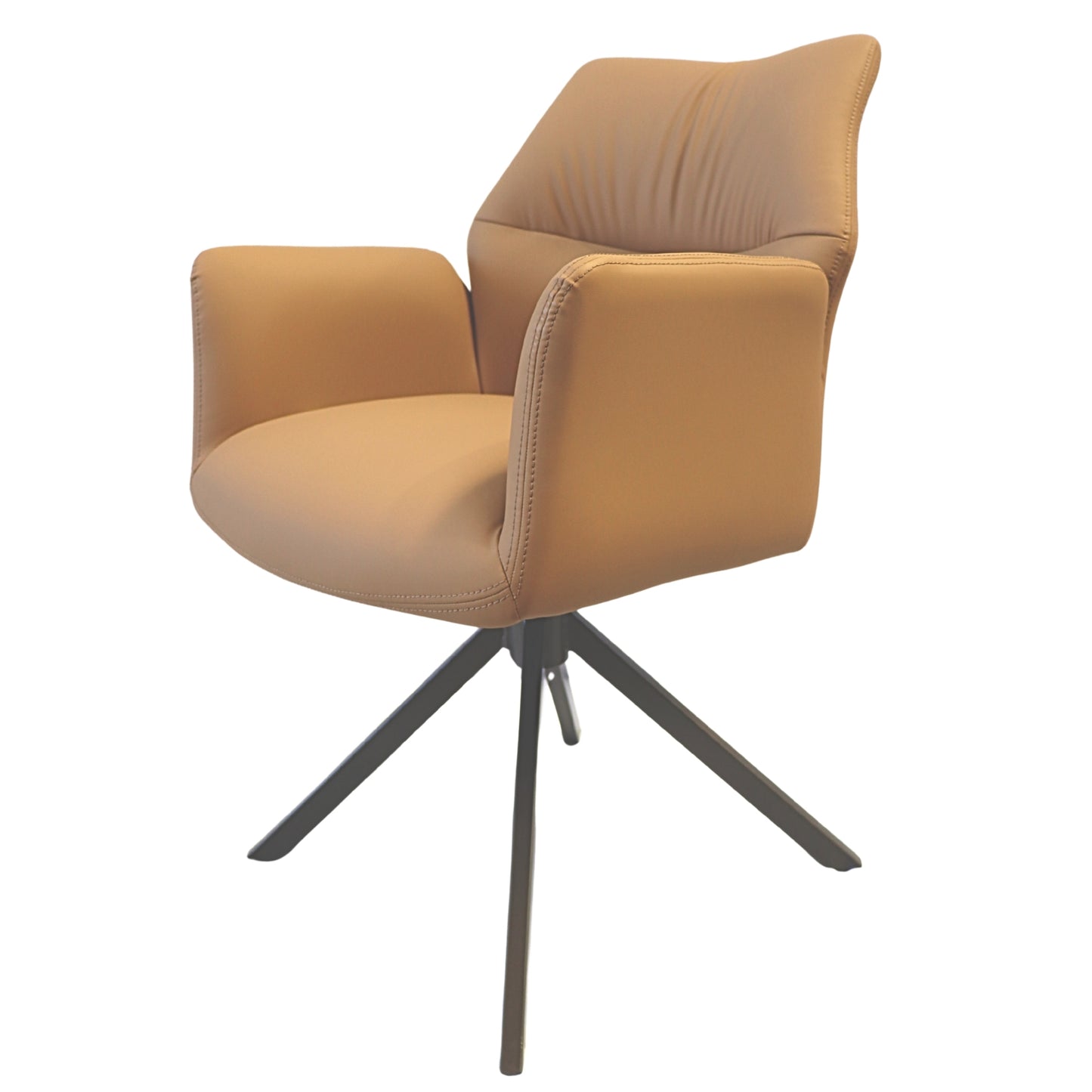 *Leather* Clay - Swivel Dining Chair
