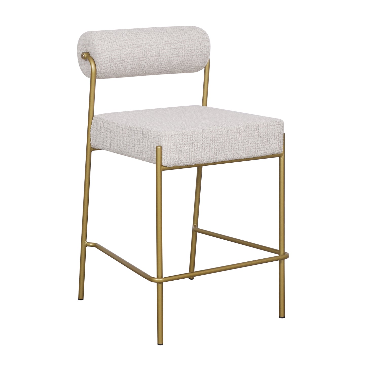 Rolo Bar Stool- Gold