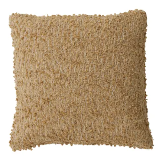 Burbujeo Cot Blend Cushion 50x50cm Honey