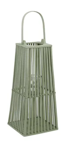 Rhodes Bamboo Lantern Pistachio Lge