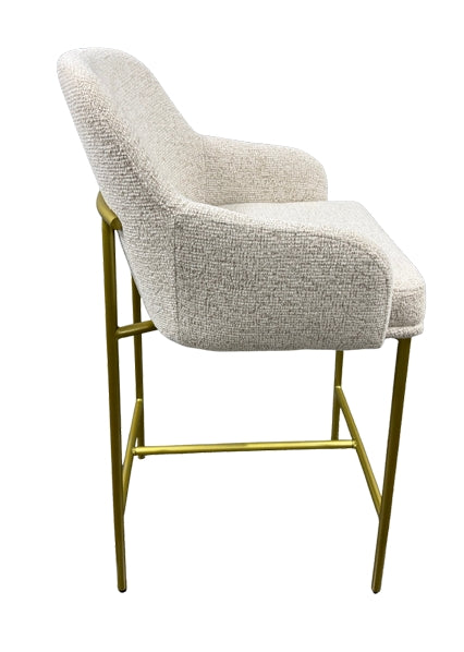 "Lauren" Dining Stool - Gold