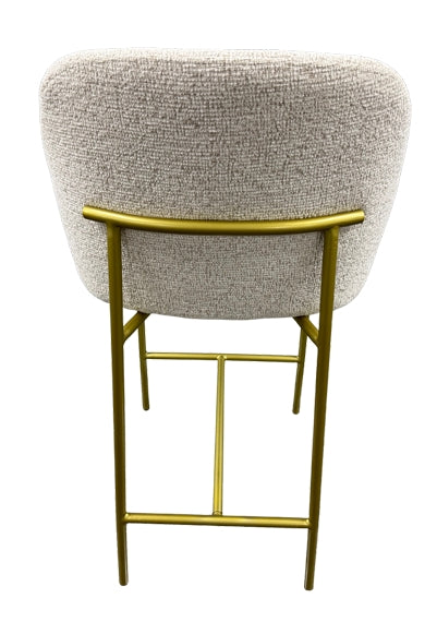 "Lauren" Dining Stool - Gold