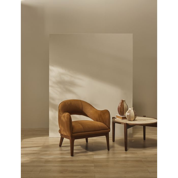 Academy Evie Ceramic Vase Small Brown