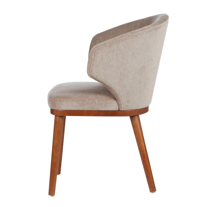 Amalfi Roark Dining Chair Taupe 60x52x80cm