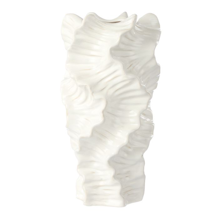 Amalfi Opus Ceramic Vase Large White