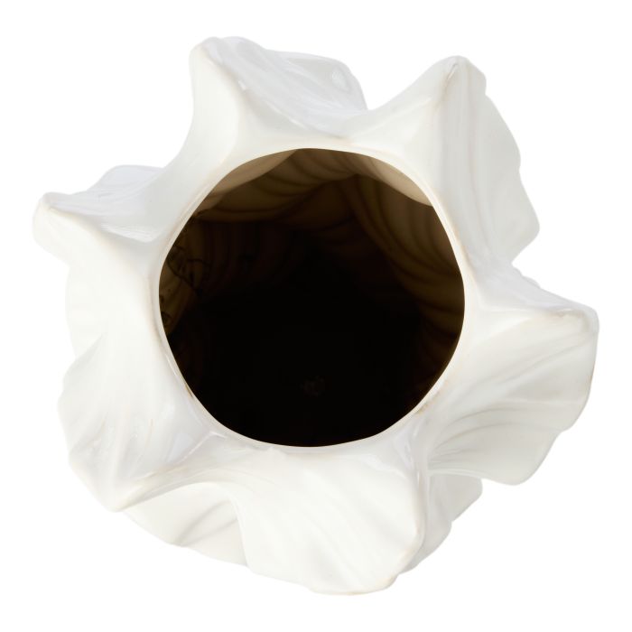 Amalfi Opus Ceramic Vase Large White