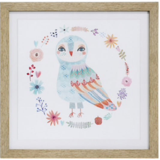 Framed Art Owl 2