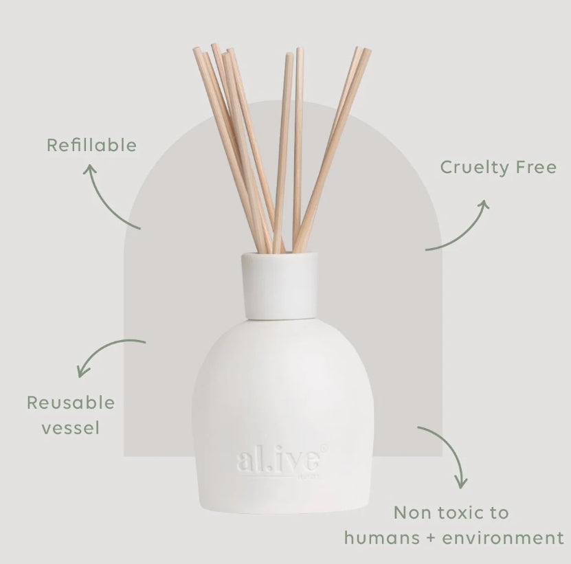 Al.ive sweet dewberry and clove ceramic diffuser