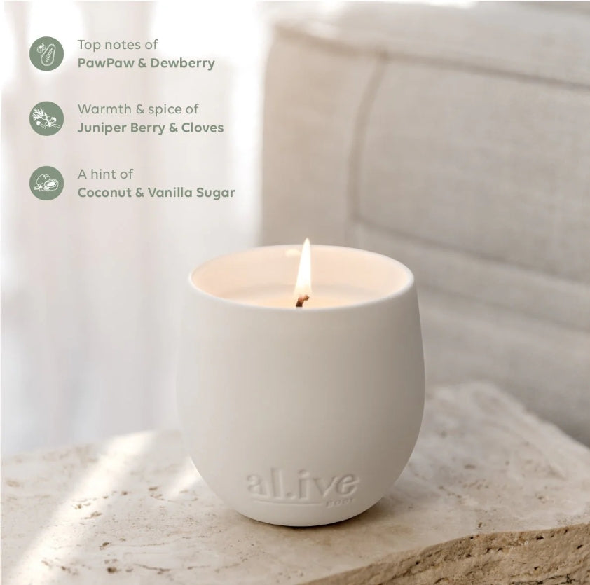 Al.ive Sweet Dewberry & Clove Soy Candle