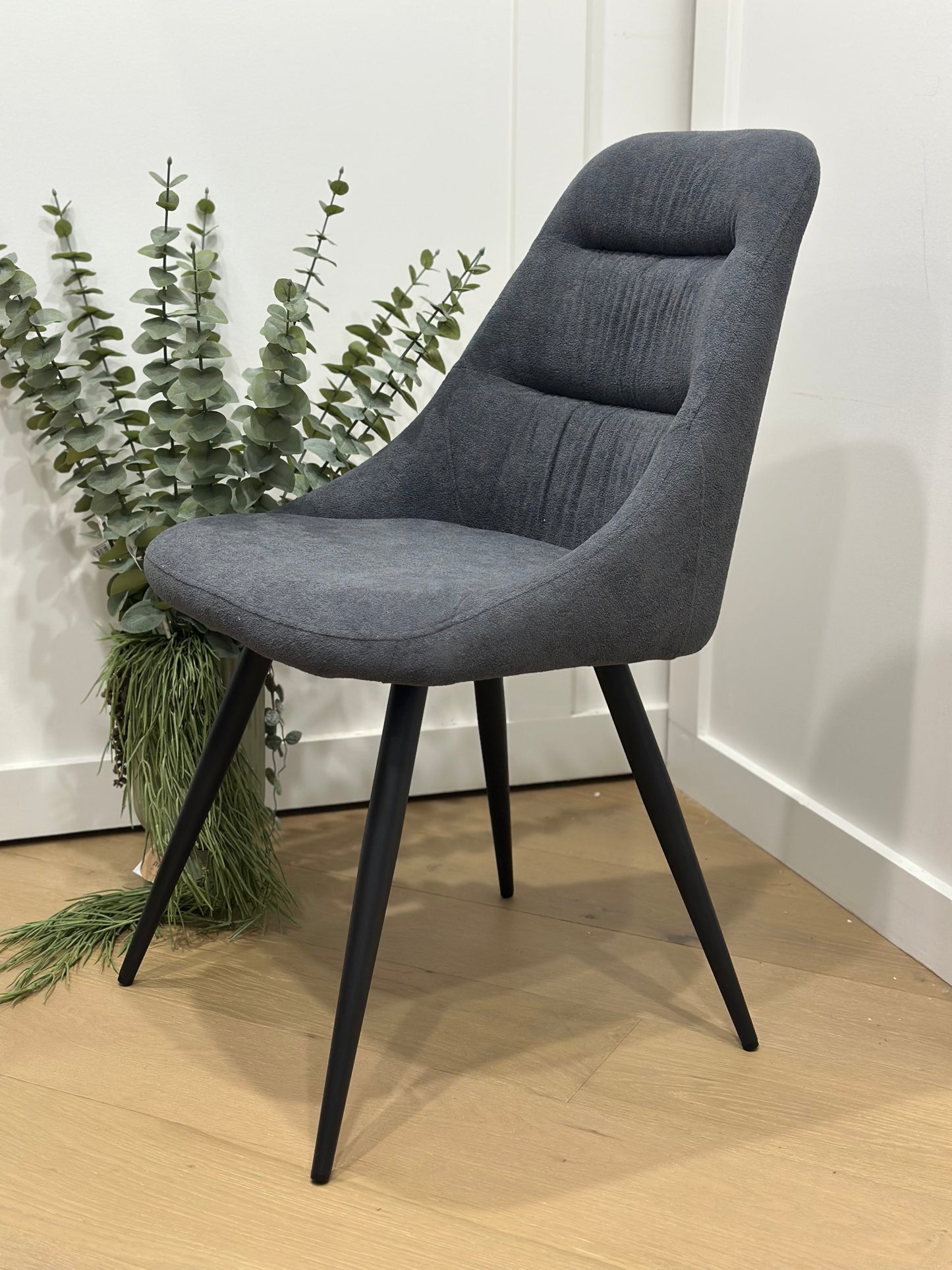 Georgia Set if 2 Dining Chair - Dark Grey SHOW SPECIAL