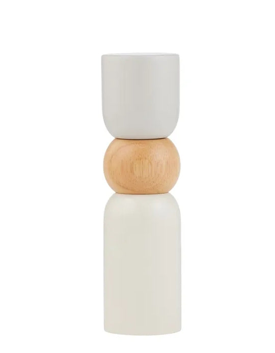 Pisces Wood S&P Grinder - Taupe & Natural