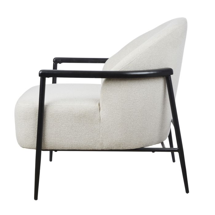 Miles Armchair Cream 78x84x79.5cm