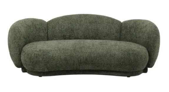 195X74CM HEART 2 SEAT SOFA - OLIVE