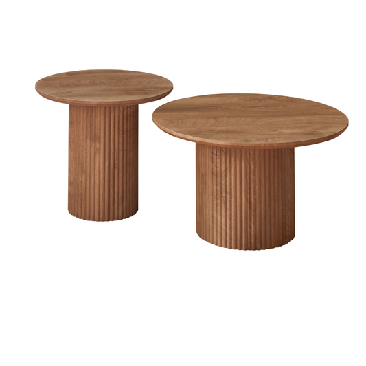 Vivo Duo Fluted Coffee Table - Loom & Living