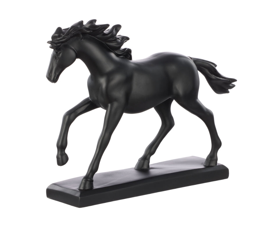 Society Home Equus Horse Sculpture Black