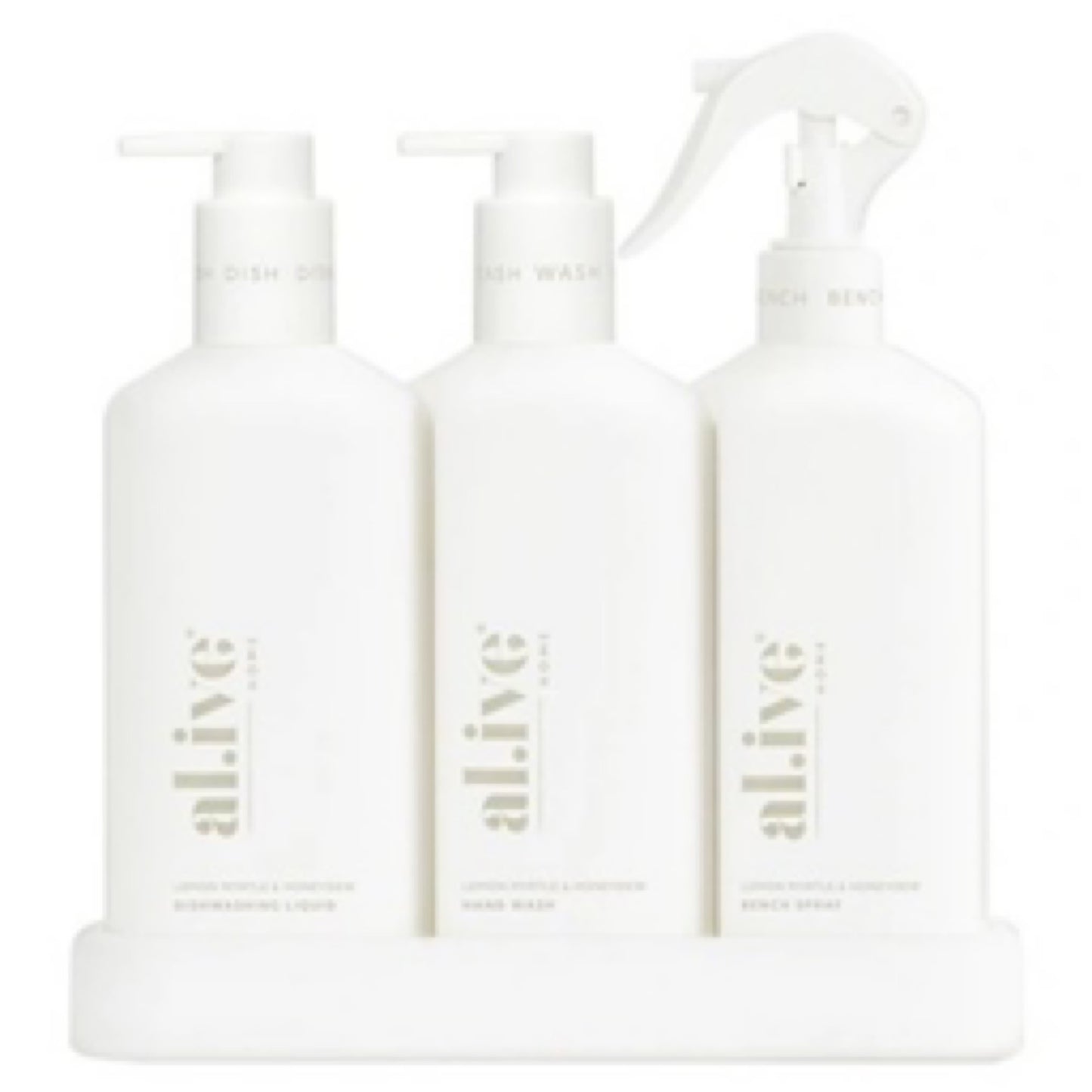 Al.ive lemon Myrtle and honeydew premium kitchen trio