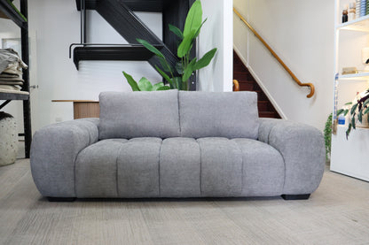 Sofia 3 Seat Sofa Lounge - Mid Grey