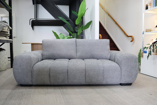 Sofia 3 Seat Sofa Lounge - Mid Grey