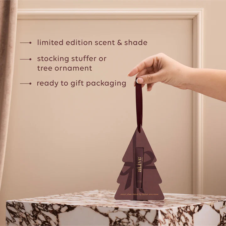 al.ive tinted lip butter ornament sweet plum