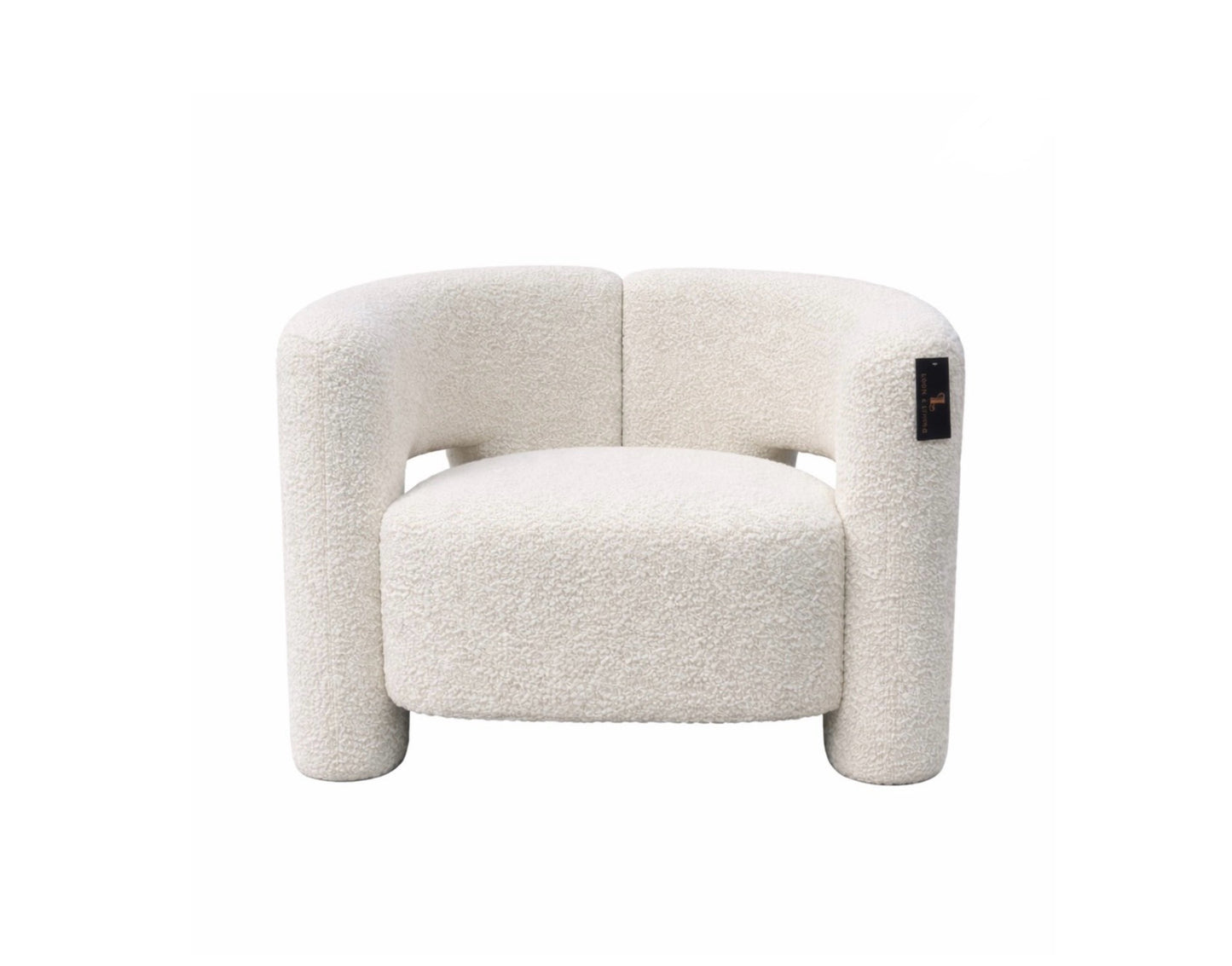 Bella Single Seat Sofa Lounge Accent Chair - Boucle