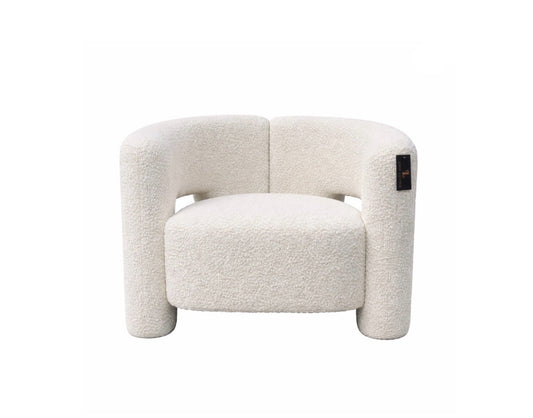 Bella Single Seat Sofa Lounge Accent Chair - Boucle