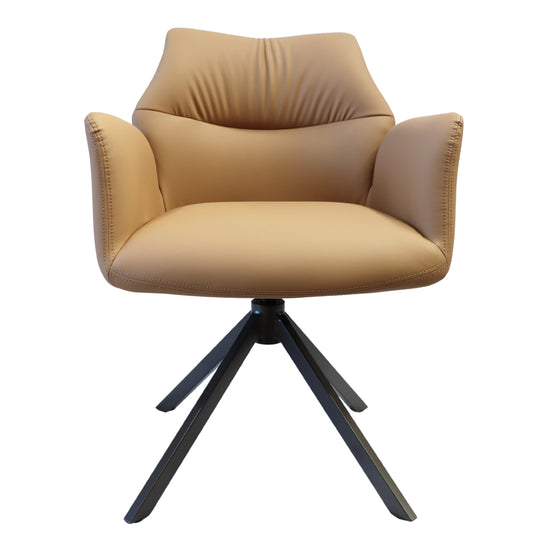 *Leather* Clay - Swivel Dining Chair