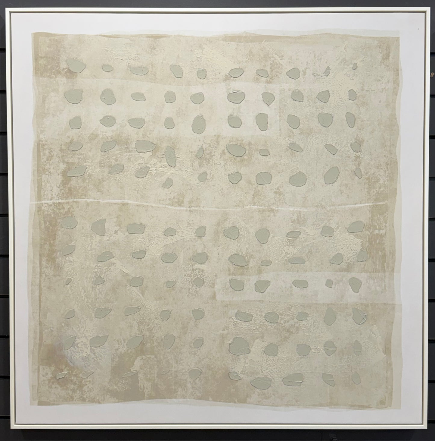 Elliott White Framed Oil Canvas