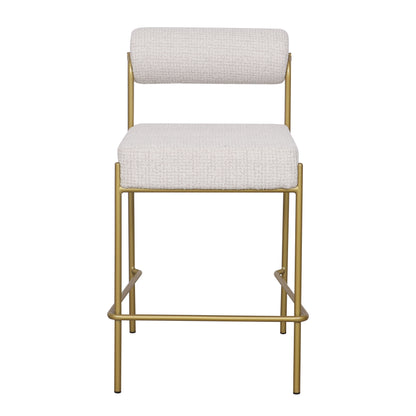 Rolo Bar Stool- Gold