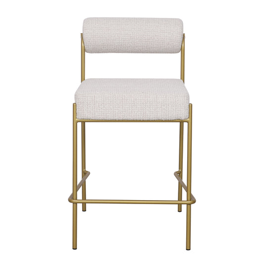 Rolo Bar Stool- Gold