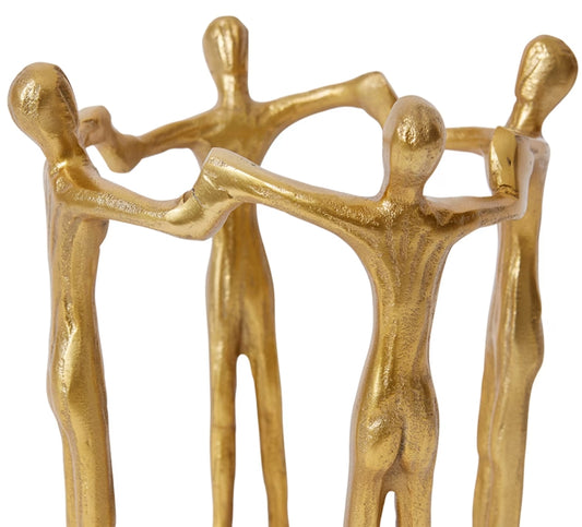 Friendship Sculpture Gold