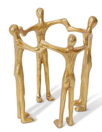 Friendship Sculpture Gold