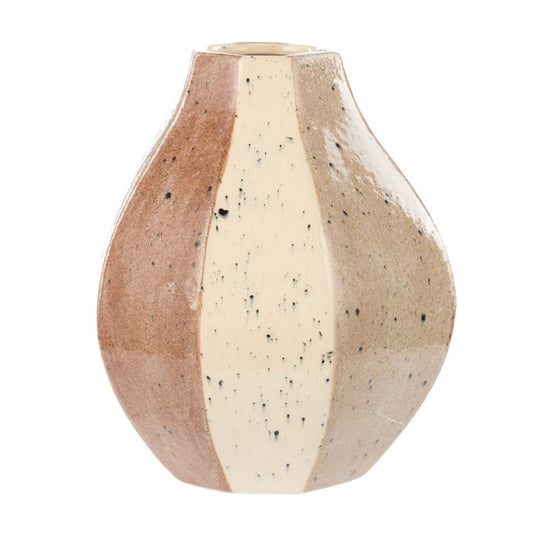 Academy Evie Ceramic Vase Small Brown