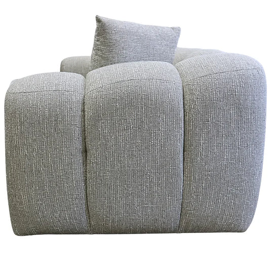 Oversized Annabelle Armchair Single Sofa Lounge - Storm