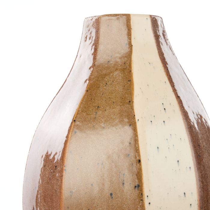 Academy Evie Ceramic Vase Large Brown