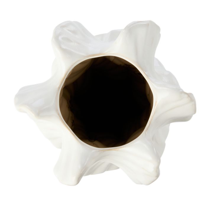 Amalfi Opus Ceramic Vase Medium White
