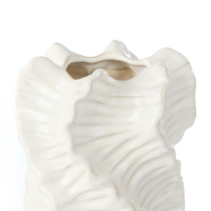 Amalfi Opus Ceramic Vase Medium White