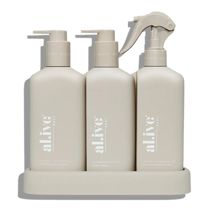 Al.ive Kitchen Trio Lemon & Pomegranate + Watermelon & Lime