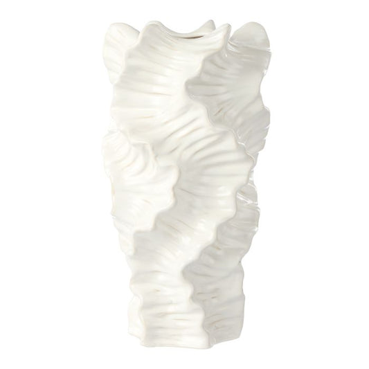 Amalfi Opus Ceramic Vase Large White