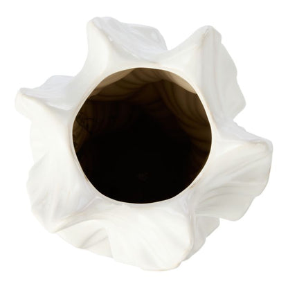 Amalfi Opus Ceramic Vase Large White