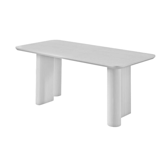 Fenix Dining Table White - Loom & Living