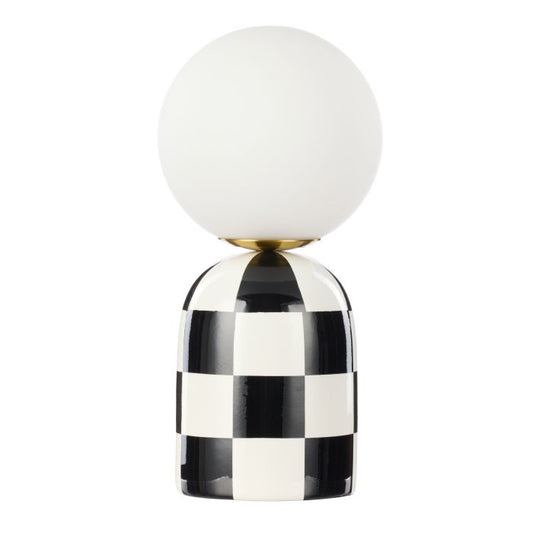 Archie Table Lamp Black & White