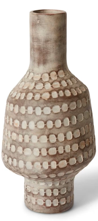 Ayden Vase Brown 40cm