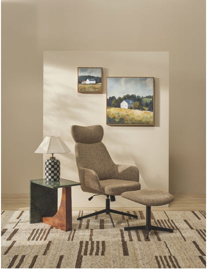 Academy Prairie House Hand Painted Wall Art Multi-Coloured