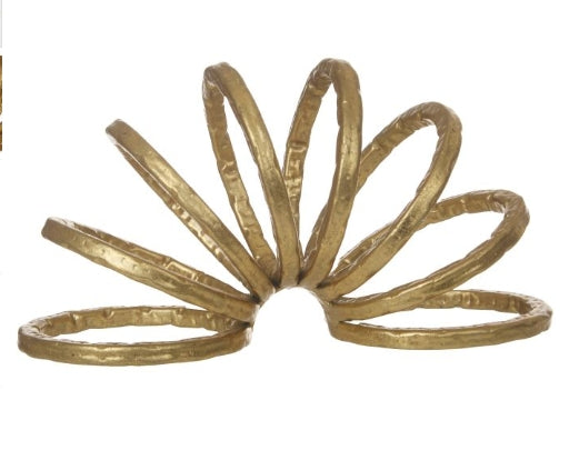 Amalfi Slinky Sculpture Gold