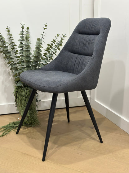 Georgia Set if 2 Dining Chair - Dark Grey SHOW SPECIAL