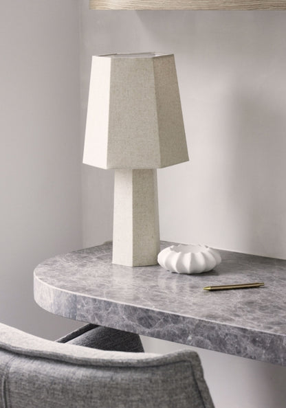Amalfi Blaire Table Lamp Natural 25x25x49cm