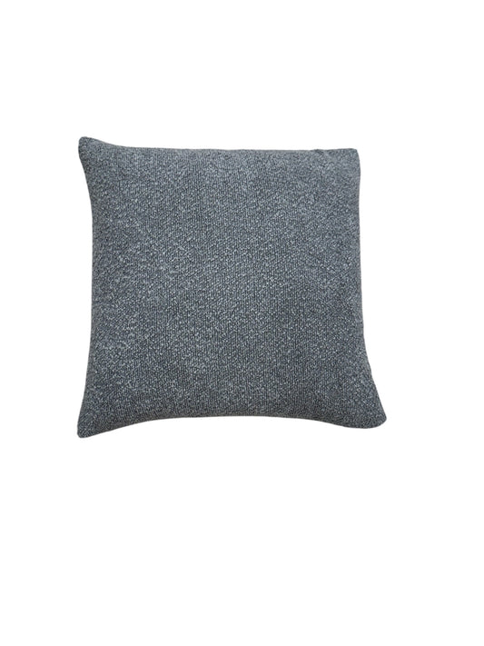 Dark Warm Grey Boucle Feather Cushion